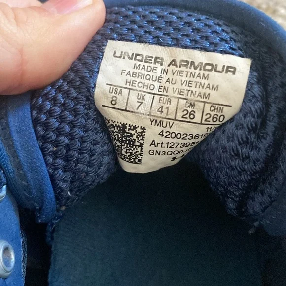 Under Armour Charged Bandit II Sneakers size 8 - Picture 11 of 11